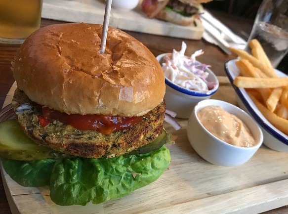 veggie burger